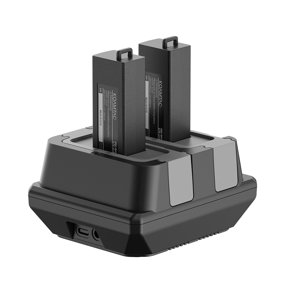 2-Slot Battery Charging Cradle for KOAMTAC Pistol Grip 6000mAh Battery for UK