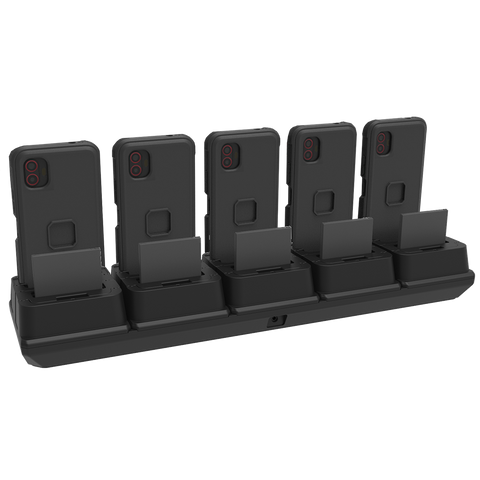 XCover6 Pro/XCover7 & Spare Battery 5-Slot Charging Cradle for Smartcase for UK