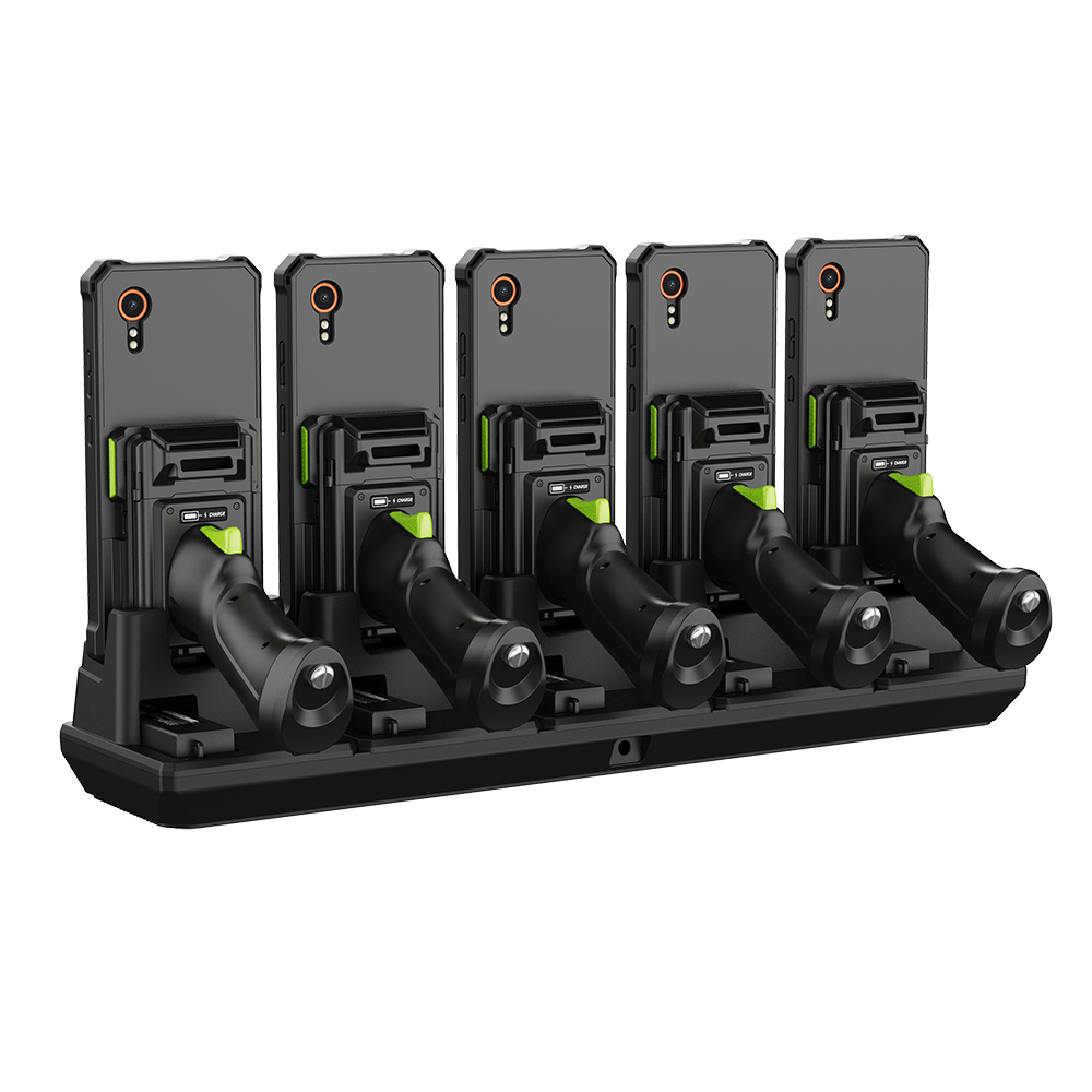 5-Slot Pistol & 1.0W UHF Charging Cradle for KDC1000/1100 for Samsung XCover7 for EU