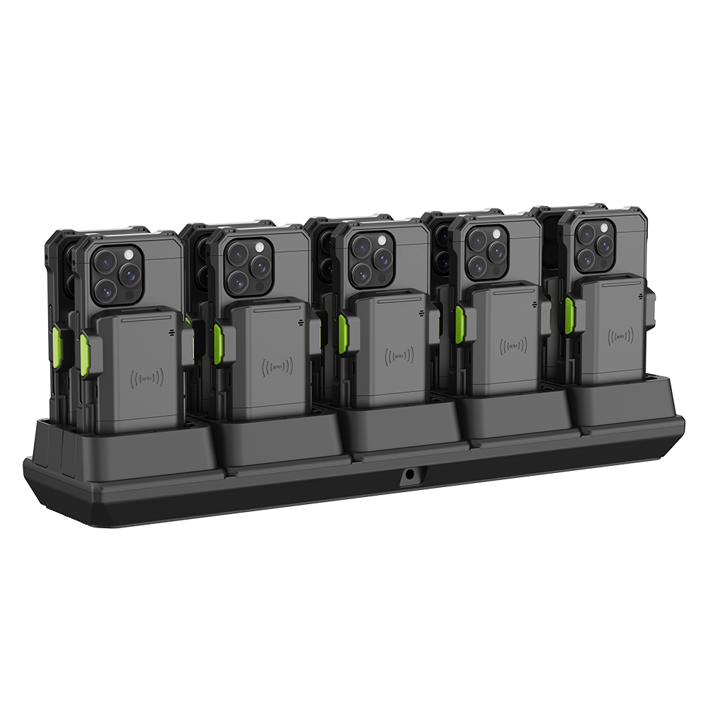 KDC1200 & KBCC 10-Slot Charging Cradle for iPhone 13/14/15/16/17 for EU