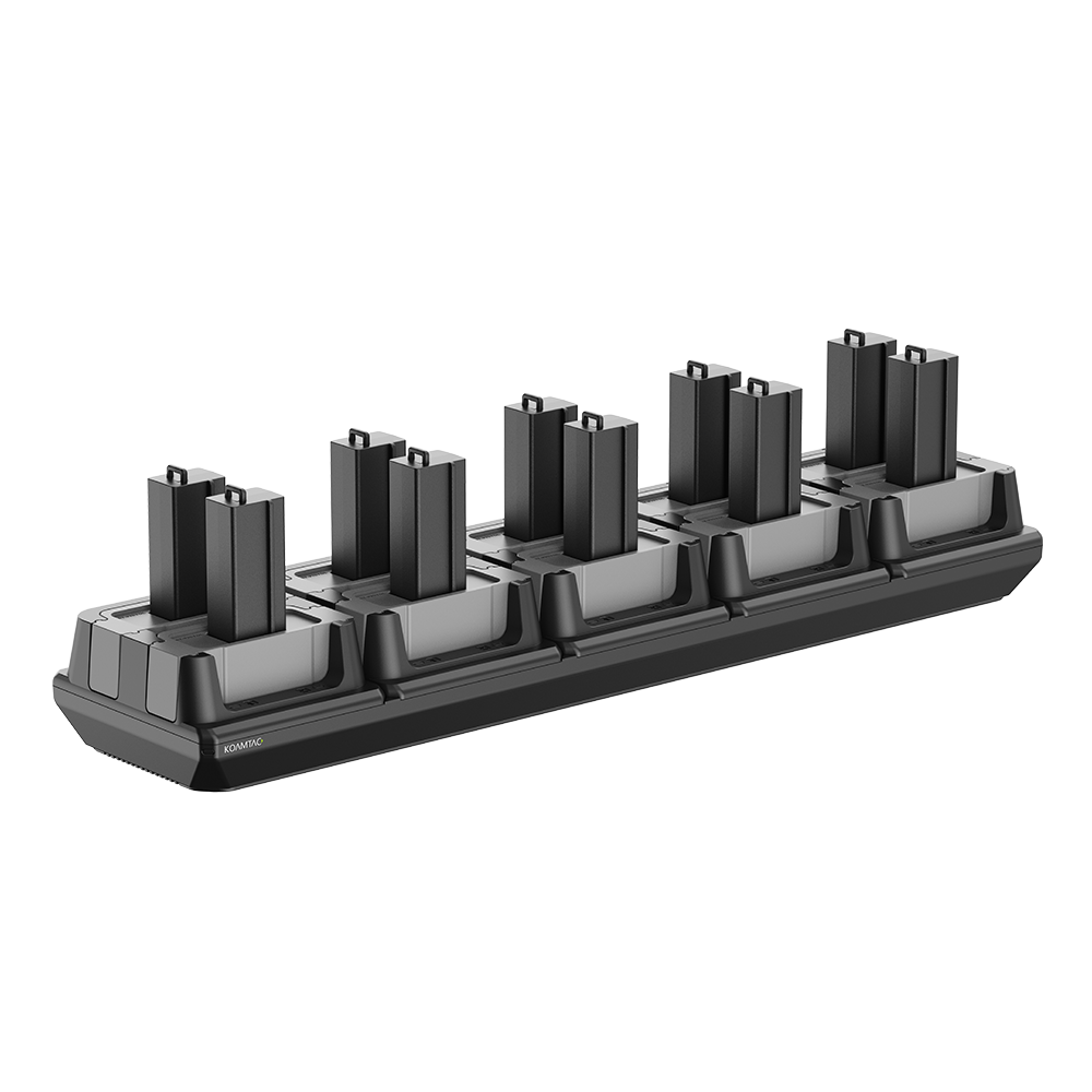 10-Slot Battery Charging Cradle for KOAMTAC Pistol Grip 6000mAh Battery for EU