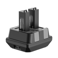 2-Slot Battery Charging Cradle for KOAMTAC Pistol Grip 6000mAh Battery for UK