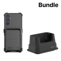 KBCC Charging Case with Extended Battery for Galaxy A36 + 1-Slot Charging Cradle (No Battery Slot) Bundle Package for UK