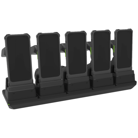 5-Slot Pistol & 1.0W UHF Charging Cradle for KDC1000/1100 for Samsung XCover7 for UK
