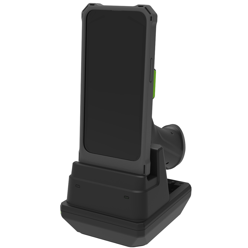 1-Slot Pistol & 1.0W UHF Charging Cradle for KDC1000/1100 for iPhone13/14/15 for EU