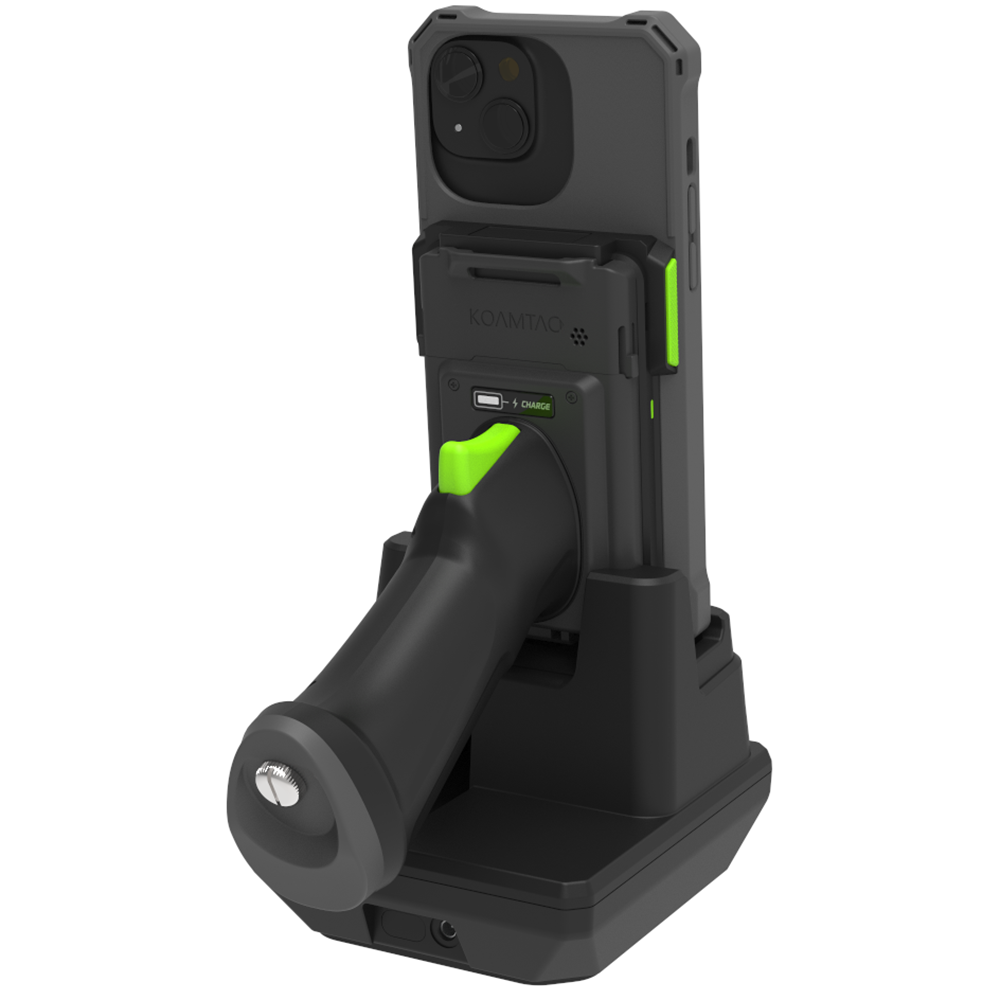 1-Slot Pistol & 1.0W UHF Charging Cradle for KDC1000/1100 for iPhone13/14/15 for UK