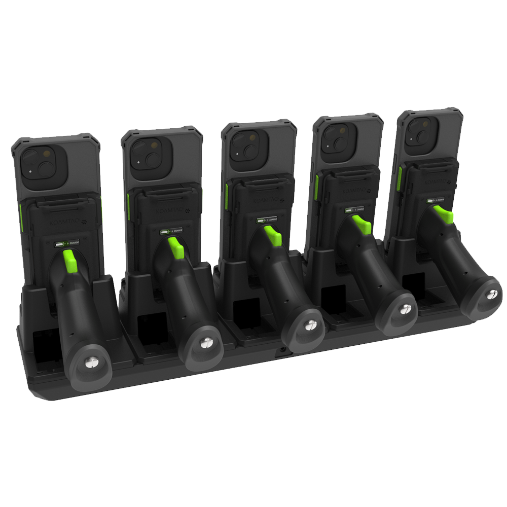 5-Slot Pistol & 1.0W UHF Charging Cradle for KDC1000/1100 for iPhone13/14/15 for EU