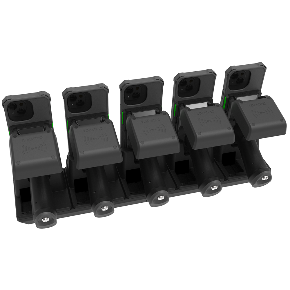 5-Slot Pistol & 1.0W UHF Charging Cradle for KDC1000/1100 for iPhone13/14/15 for UK