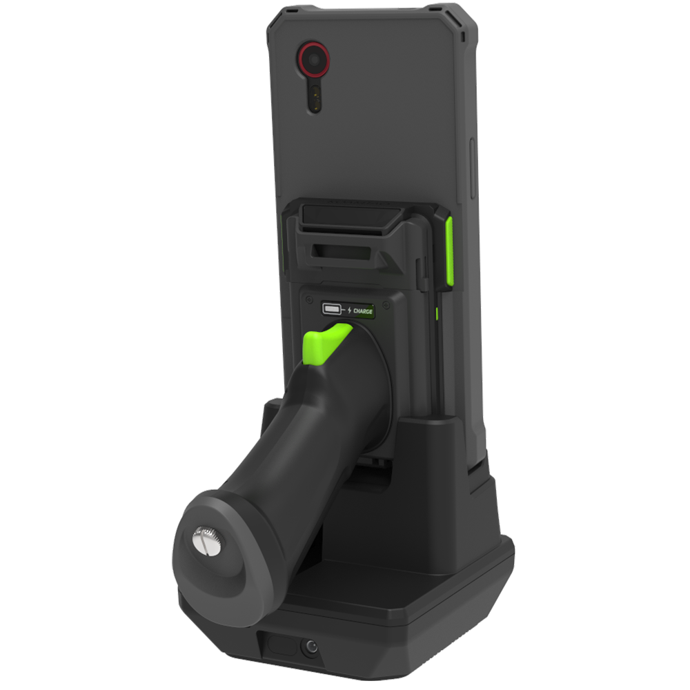 KDC1000/1100 SmartSled for A35/36/56 1-Slot Pistol/Long-range UHF Charging Cradle for EU