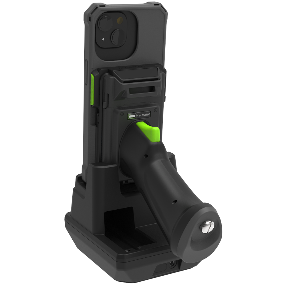 1-Slot Pistol & 1.0W UHF Charging Cradle for KDC1000/1100 for iPhone13/14/15 for EU