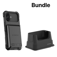 KBCC Charging Case with Extended Battery for iPhone 17 + 1-Slot Charging Cradle (No Battery Slot) Bundle Package for EU