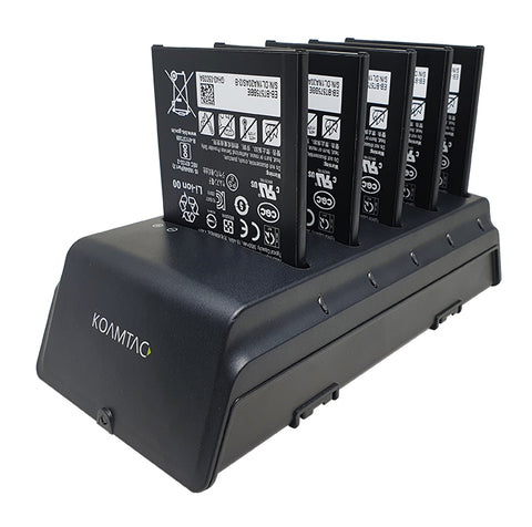 5-Slot Battery Charger for Galaxy Tab Active3, Tab Active5, and Tab Active5 Pro for UK